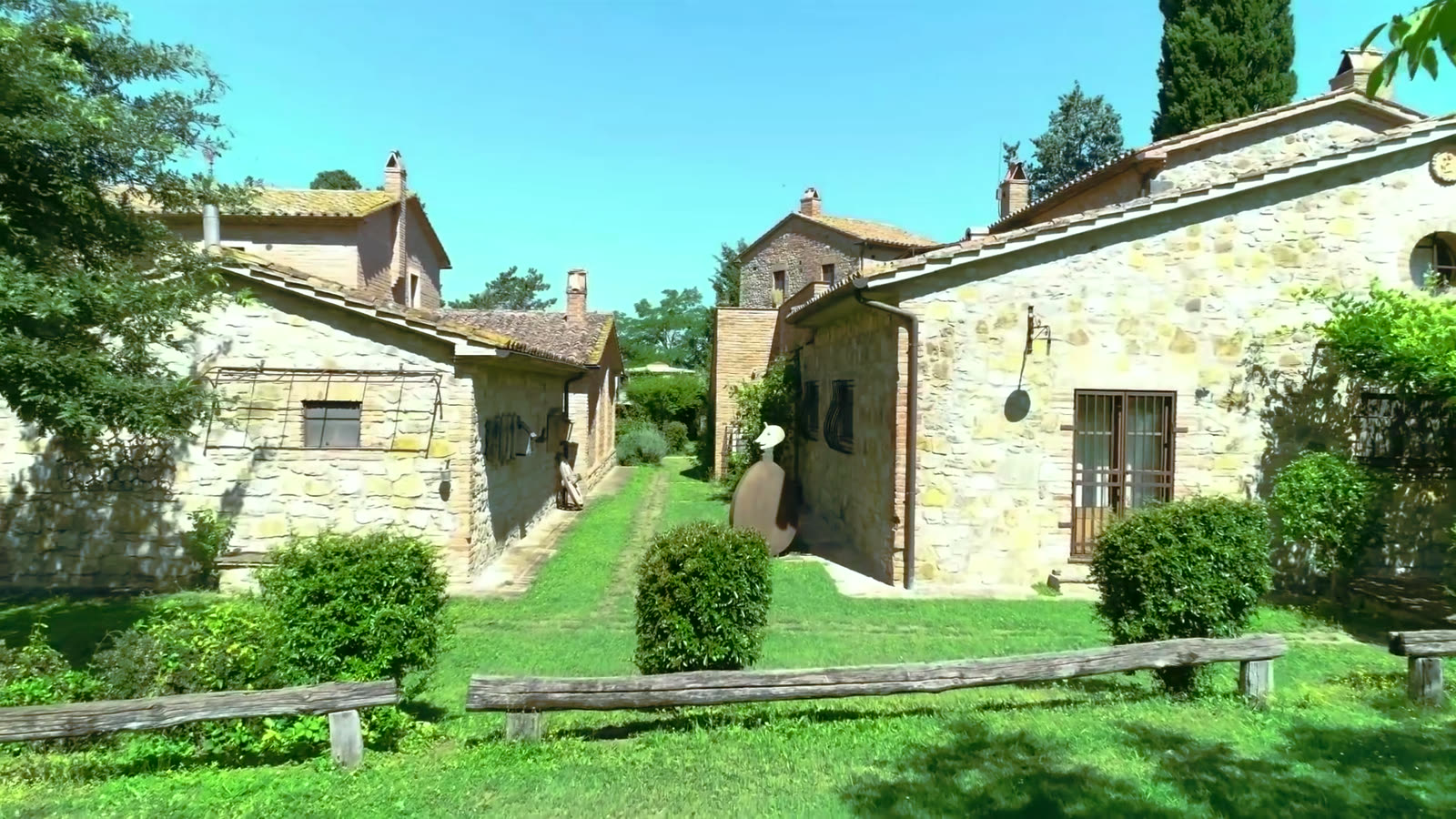 Borgo Santa Maria — ripresa aerea dal drone